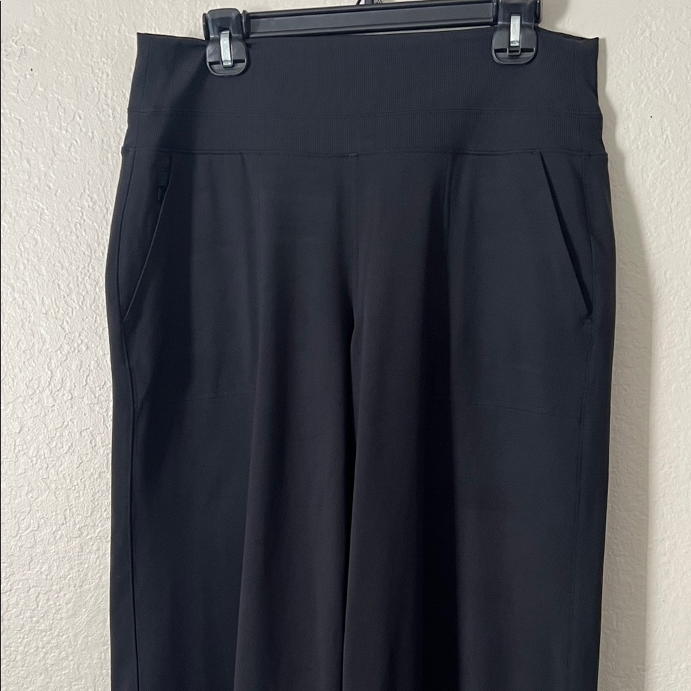 Like New! Athleta Venice High Rise Wide Leg Pant No-dig waistband Black Size L - Picture 5 of 16